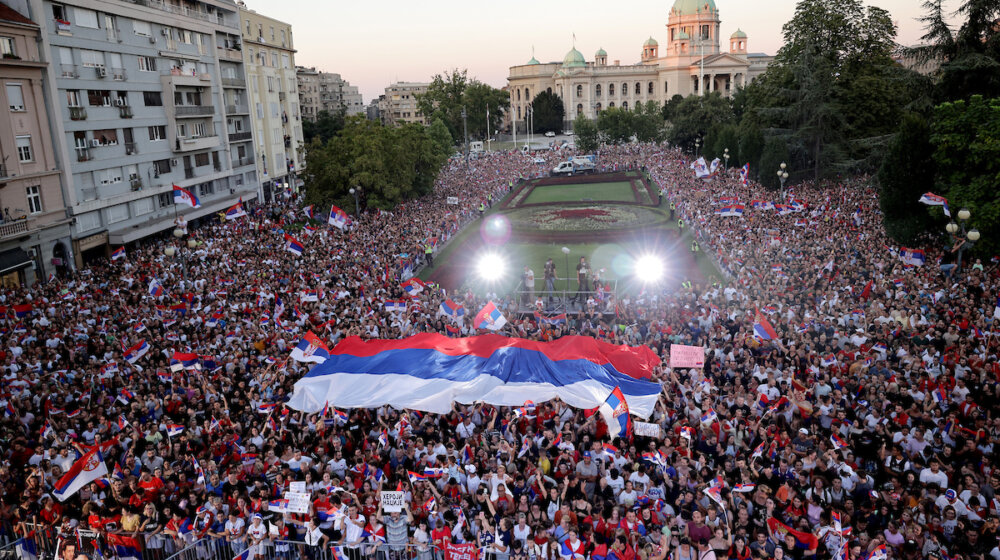 Arhiv javnih skupova objavio koliko ljudi je dočekalo reprezentativce Srbije: Drugi najveći skup posle protesta protiv Rio Tinta na Terazijama 10