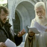 Piter Džekson na setu filma "Gospodar prstenova: Povratak kralja"