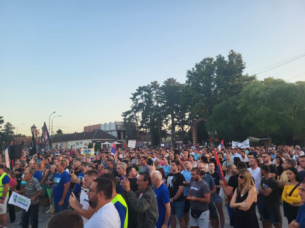 Protest protiv rudarenja litijuma u Mionici: "Oni su rešili da unište prirodu, mi im to nećemo dati" (FOTO) 3