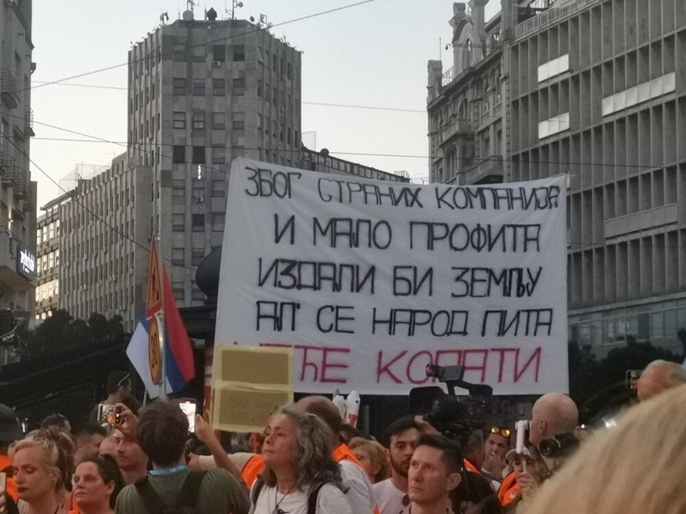 UŽIVO Protest "Rudnika neće biti": Dve kolone se uputile na blokade Prokopa i Železničke stanice Novi Beograd 6