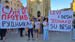 Protest protiv kopanja litijuma ispunio Trg slobode u Novom Sadu: "Protiv sebe imamo najmoćnije kompanije sveta, ali nećemo se predati" (VIDEO, FOTO) 3