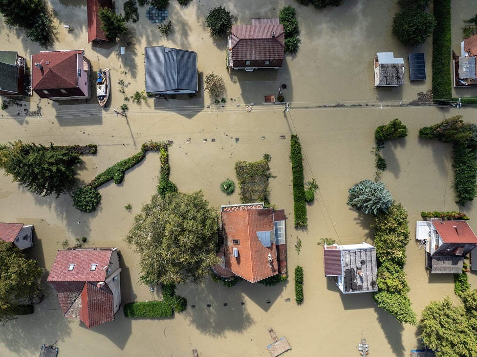 Selo Venek uz Dunav u Mađarskoj, blizu granice sa Slovačkom