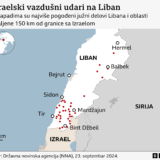 Bliski istok: Izrael ispalio 800 projektila na Liban, najmanje 274 poginulih 9