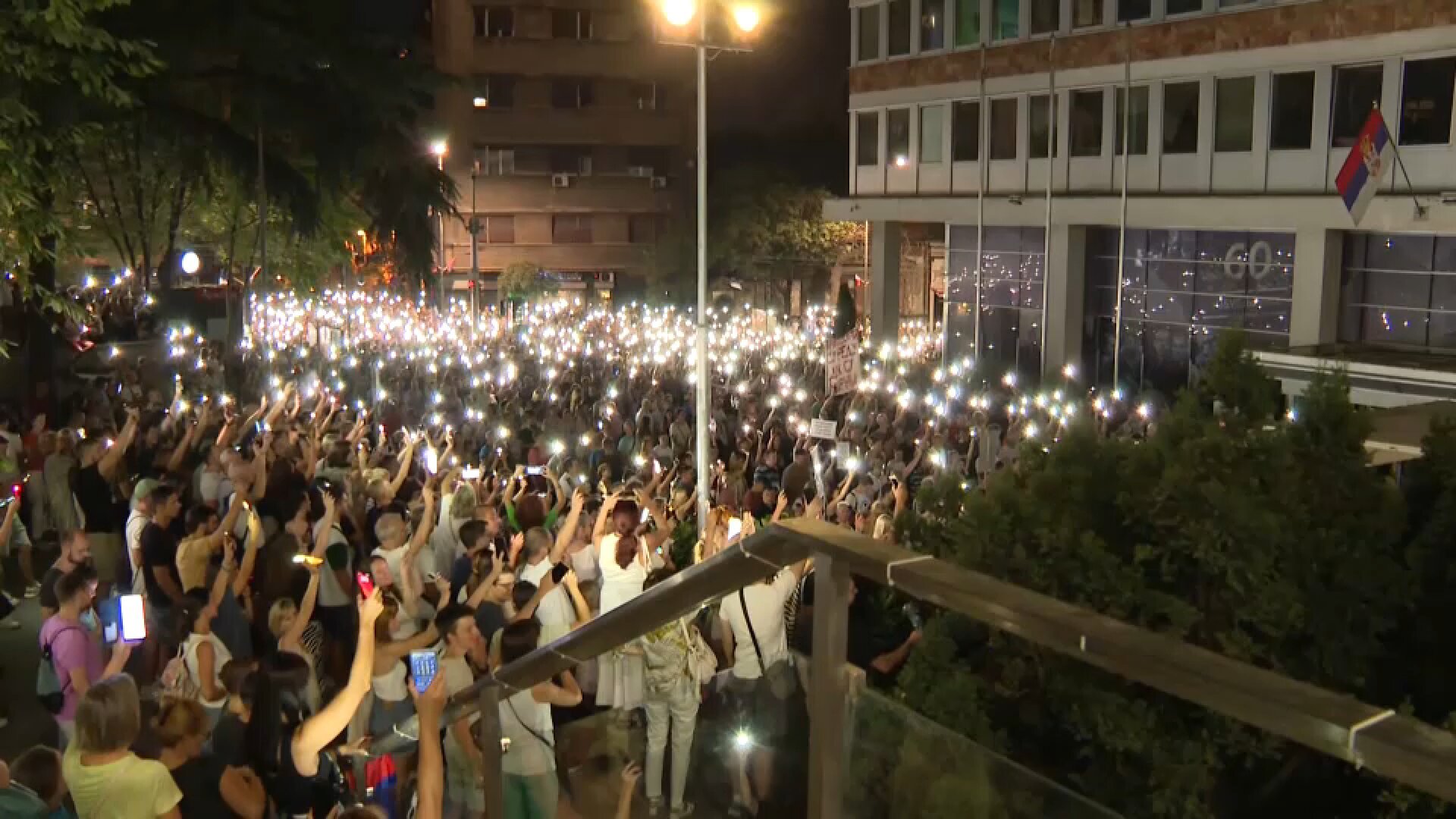 Protest Eko straže održan ispred RTS-a: "Moraćete sve da nas uhapsite" (VIDEO) (FOTO) 9