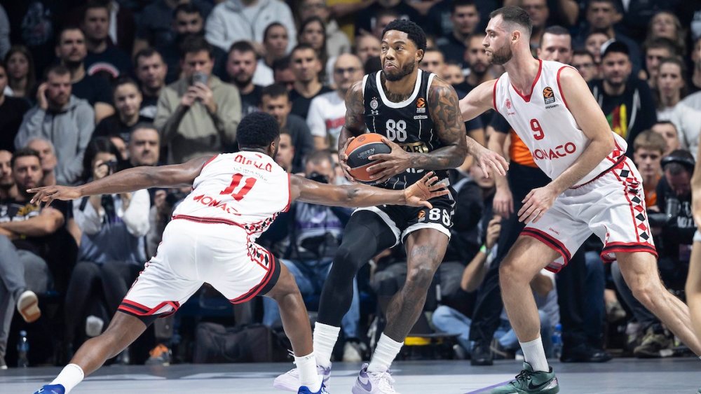 Evroliga: Partizan stigao veliki minus, pa ispustio pobedu protiv Monaka u grotlu "Pionira" 2