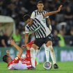 Partizan do trijumfa u Novom Pazaru u 93. minutu posle velikog preokreta i ubacivanja topovskih udara na prazne tribine stadiona 13