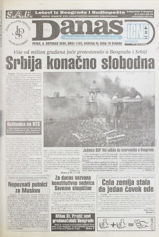 "Srbija konačno slobodna": Kako je izgledao taj 5. oktobar 2000. godine? 5