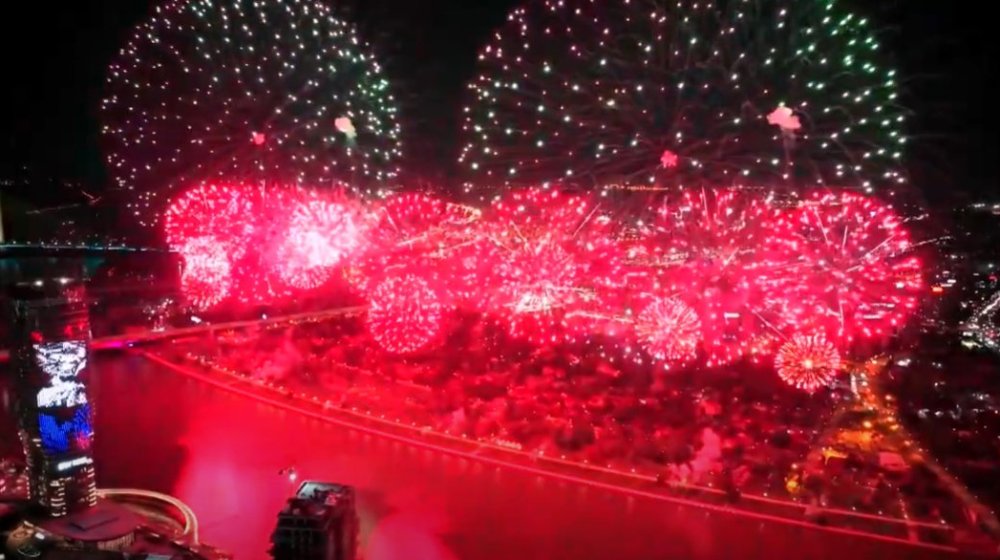 Veliki vatromet i laserski šou nad Beogradom povodom 80 godina od oslobođenja grada (VIDEO) 10