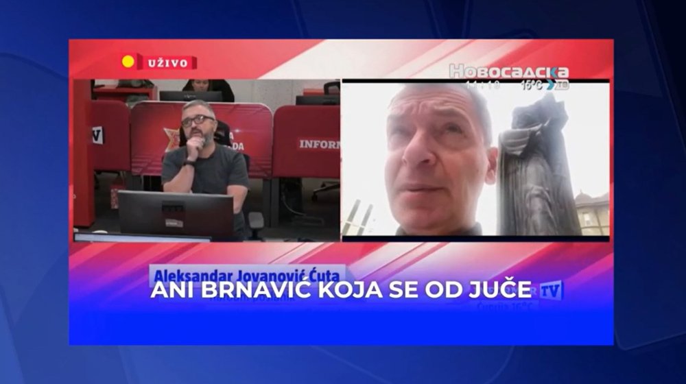 (VIDEO) Više neće trovati narod: Ćuta se uživo uključio u program TV Informer 10