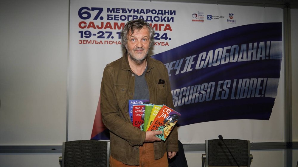 Emir Kusturica, sajam knjiga