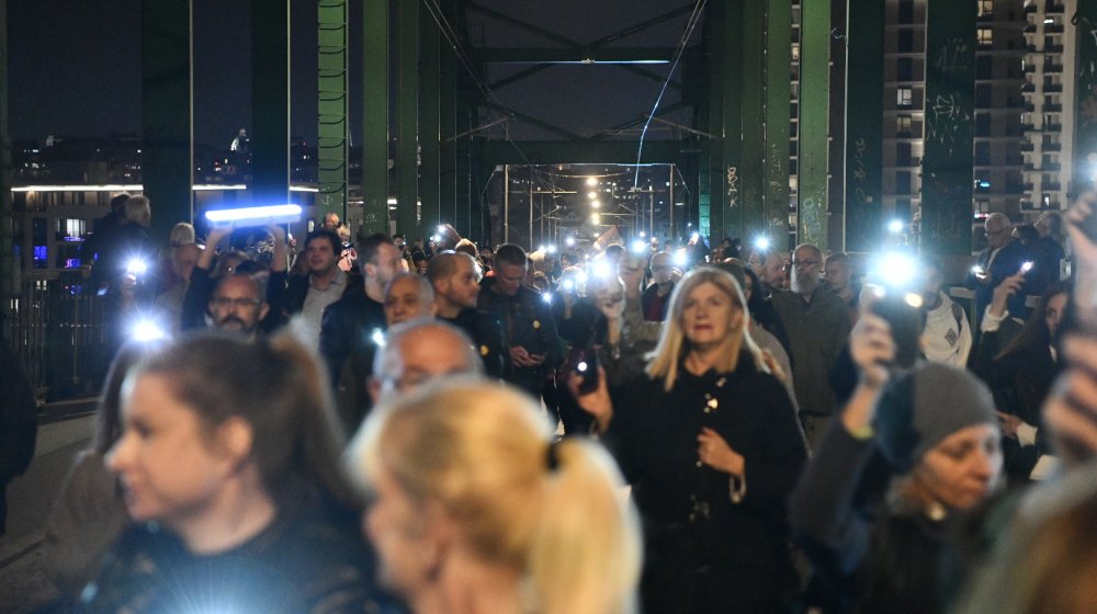 Protest protiv uklanjanja Starog savskog mosta: Građani se vratili kod punktova, dežuraće u narednim danima (FOTO, VIDEO) 1