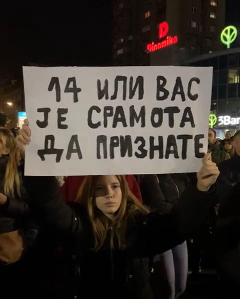 protest u Novom Sadu, 5. novembar 