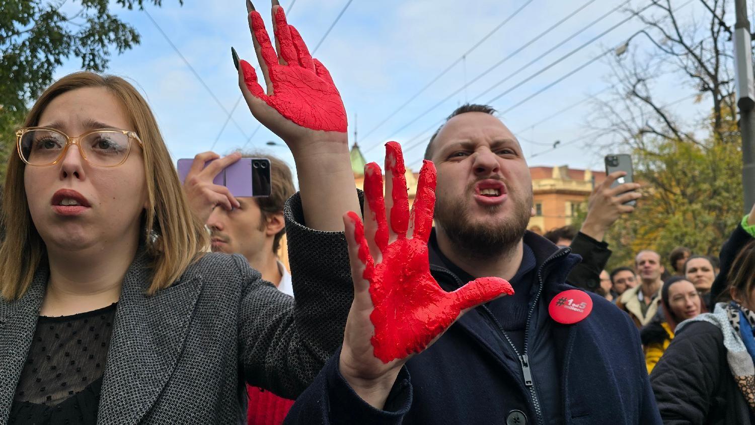 protest u beogradu, tragedija u Novom Sadu