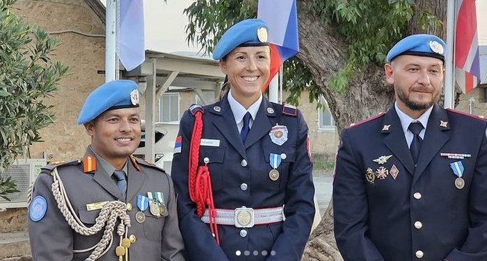 Major policije Marta Vujisić odlikovana medaljom Ujedinjenih nacija 1