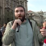 Nikola Ristić na protestu nakon privođenja: "Iz Novog Sada mora da pukne, a onda šta bude" 8