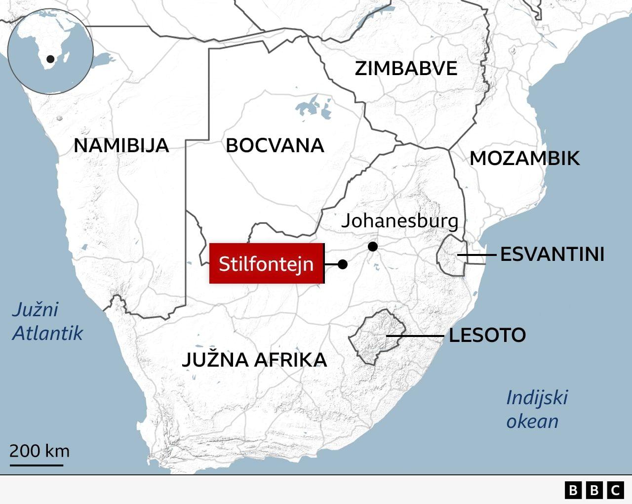 Mapa na kojoj se vidi pozicija Stilfontejna