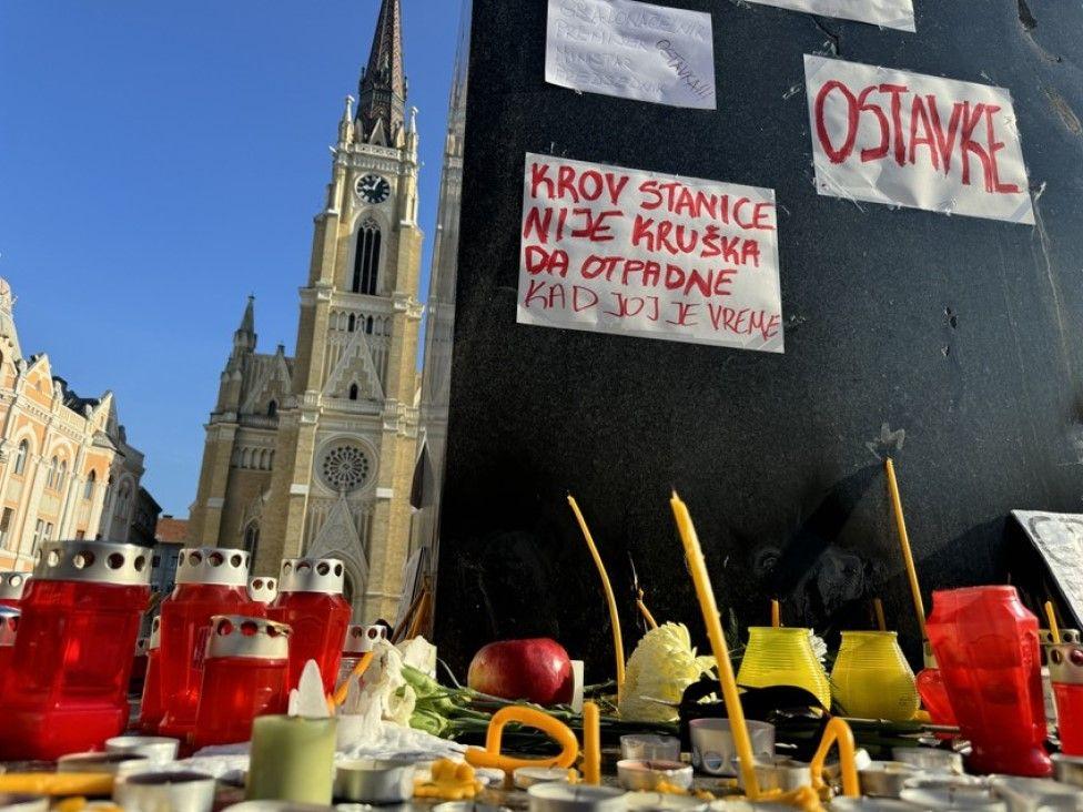 tragedija u novom sadu, železnička stanica u Novom Sadu