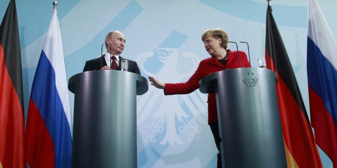 putin i merkel