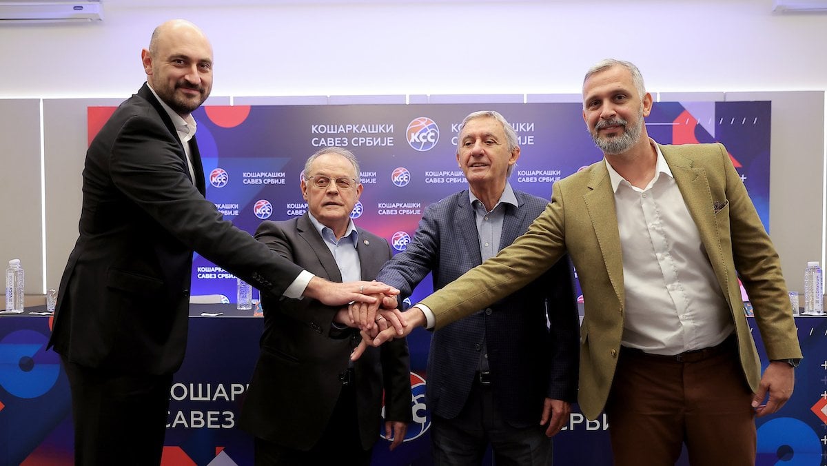 Nenad Krstić, Nebojša Čović, Svetislav Pešić i Filip Sunturlić