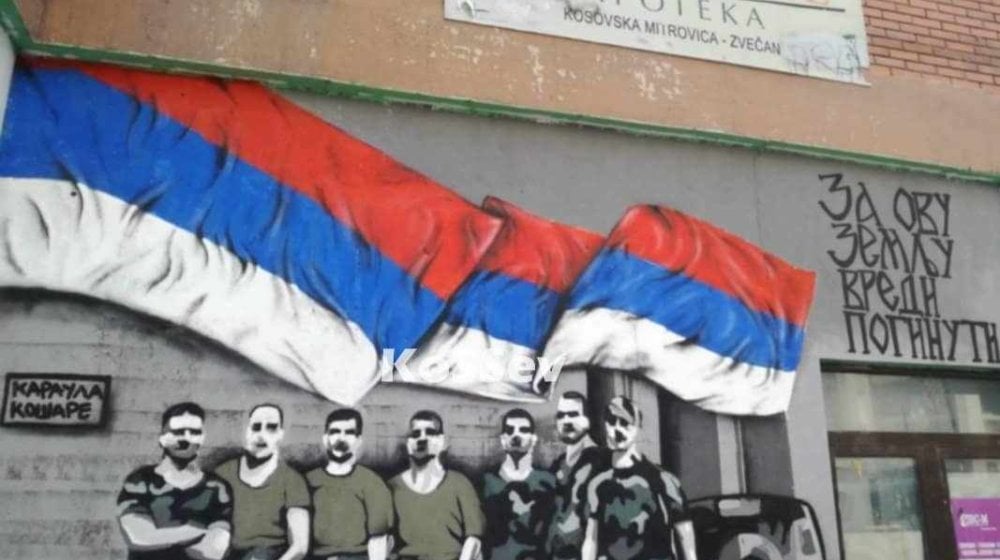 Uništen mural posvećen srpskim vojnicima sa Košara u centru Severne Mitrovice (VIDEO) 11