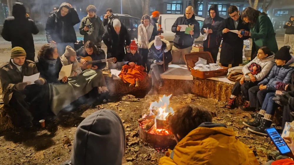 Poljoprivrednici zajedno sa studentima u Novom Sadu, čekaju Novu godinu 6