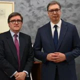 Vučić sa O'Brajenom razgovarao o sankcijama NIS-u 3