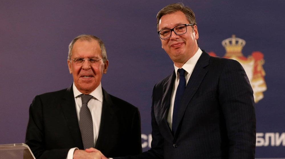 Sergej Lavrov i Aleksandar Vučić