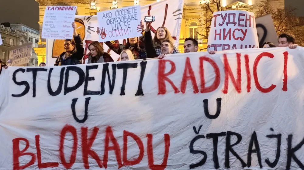 "Naše pravo da se zahtevi čuju": Studenti se danas okupljaju ispred RTS-a 1