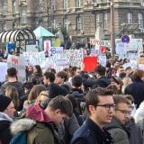 Studenti i gimnazijalci blokirali ulice kod Vukovog spomenika na 15 minuta 3