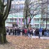 (VIDEO/FOTO) Nakon pomena studenati FTN u Novom Sadu započinju blokadu 1