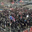 Demonstracije studenata u Novom Sadu: Blokirana raskrsnica kod Promenade (FOTO) 10