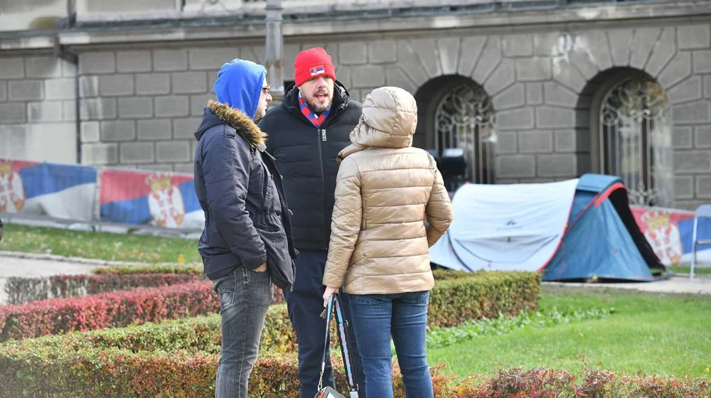 Štimac započeo dvodnevni protest na Andrićevom vencu 1