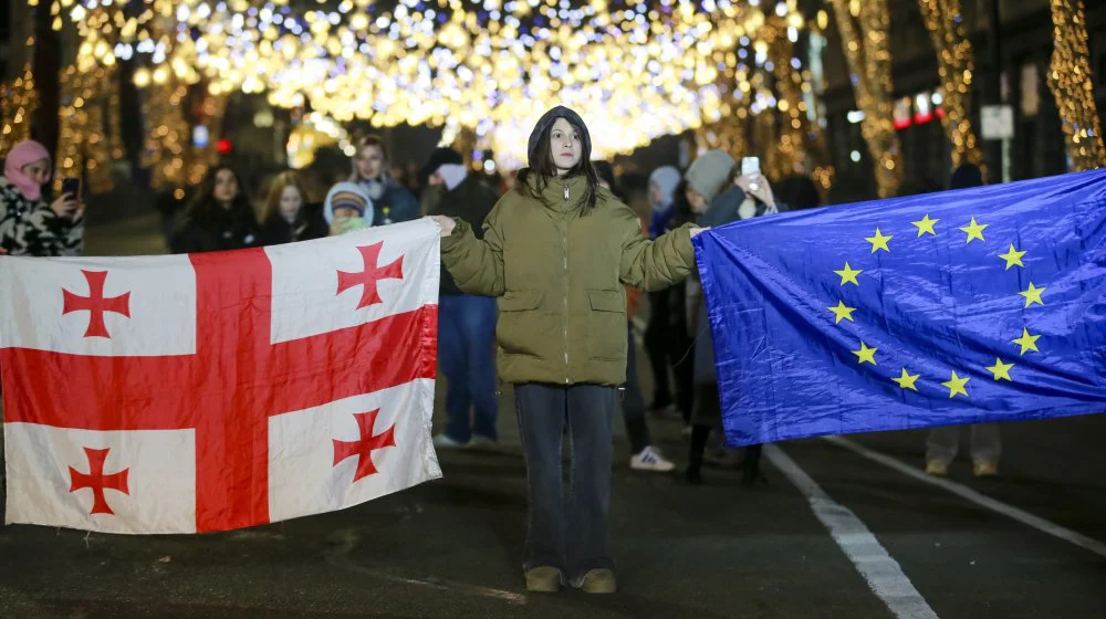 U Gruziji proevropske demonstrancije pre inauguracije novog predsednika 10