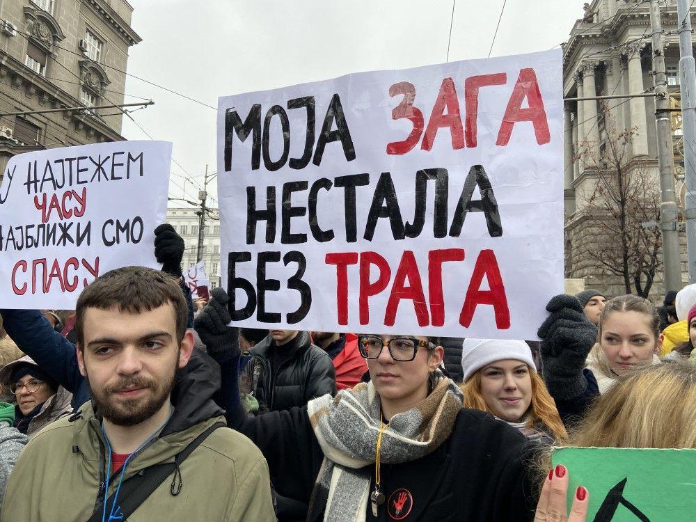 studenti, protest, zagorka dolovac