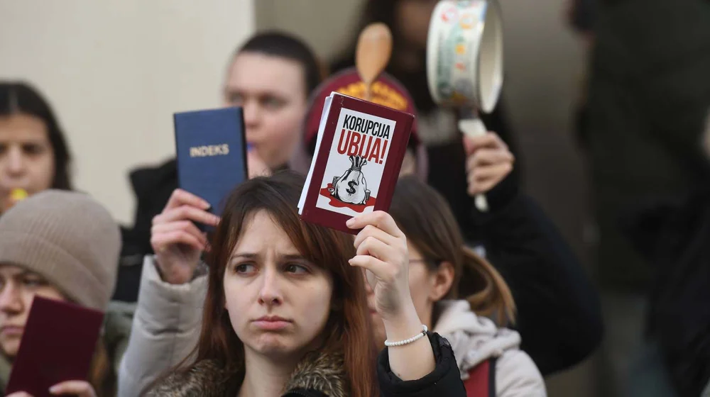 Slika studentskih protesta u Novom Pazaru: Kad akademci ostanu bez energije 10