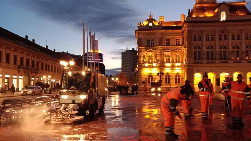 "Čistoća" iz Novog Sada tvrdi da su organizatori protesta brutalno napali njene radnike 9