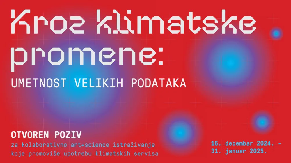 Otvoren poziv za kolaborativno art+science istraživanje koje promoviše upotrebu klimatskih servisa 1