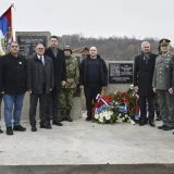 Otkrivena spomen-ploča vojniku Željku Gligoriću kod Šapca 4