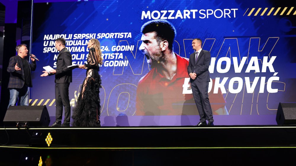 Novak Đoković proglašen za najboljeg sportistu, a Tijana Bogdanović za najbolju sportiskinju godine u izboru Mocarta 1