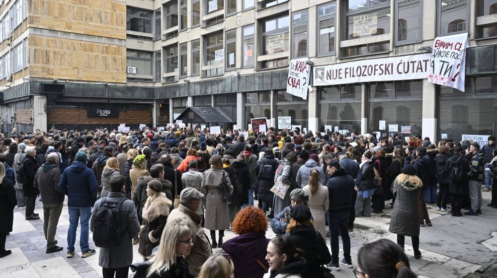 Radnici u kulturi pružili podršku studentima