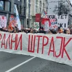 UŽIVO "Bitno je da imaš (U)stav" i "Bani u Banovinu": Protesti ispred Ustavnog suda u Beogradu i Banovine u Nišu (FOTO) 11