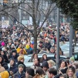 Studenti ispred Predsedništva Srbije, uzvikivali 'Hoćemo pravdu' 4