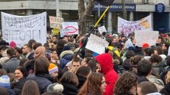 Završen veliki protest studenata "Sudite po zakonu!" zbog gaženja studentkinje ispred Tužilaštva u Beogradu(VIDEO/FOTO) 14