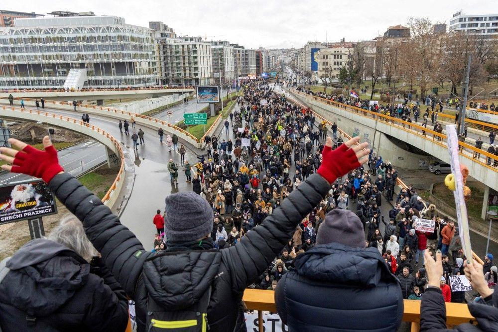 studenti, protest