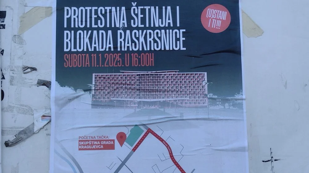 (U)stani i ti: Protestna šetnja studenata i blokada raskrsnce kod Zastavinog solitera sutra u Kragujevcu 9