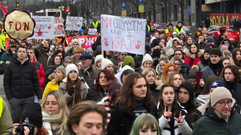 Novi protest studenata u Beogradu: 'Branimo Ustav' 10