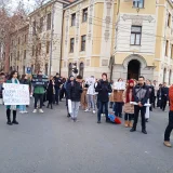 Manje studenata i drugih građana nego ranije: Blokada saobraćaja u akciji "Zastani Srbijo" u Nišu 3