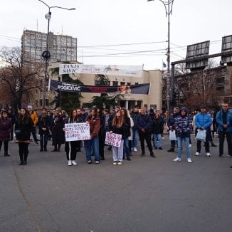 Manje studenata i drugih građana nego ranije: Blokada saobraćaja u akciji "Zastani Srbijo" u Nišu 2