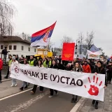 Više hiljada studenata, maturanata, profesora i građana protestovalo danas u Čačku 3