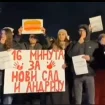 protest "studenti uz prosvetare" u Leskovcu